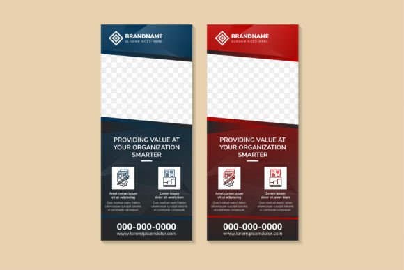 Organization Smarter Vertical Banner Graphics