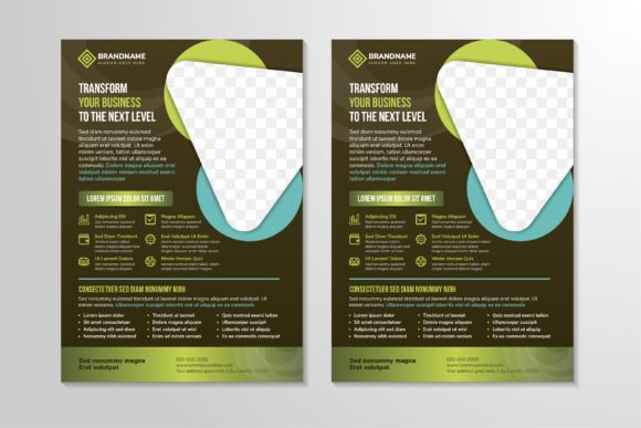 Your Business Vertical Flyer Graphics and Print Templates